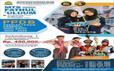 PENERIMAAN SISWA BARU GELOMBANG 1 SUDAH DIBUKA GUYS... !! BURUAN DAFTAR..!